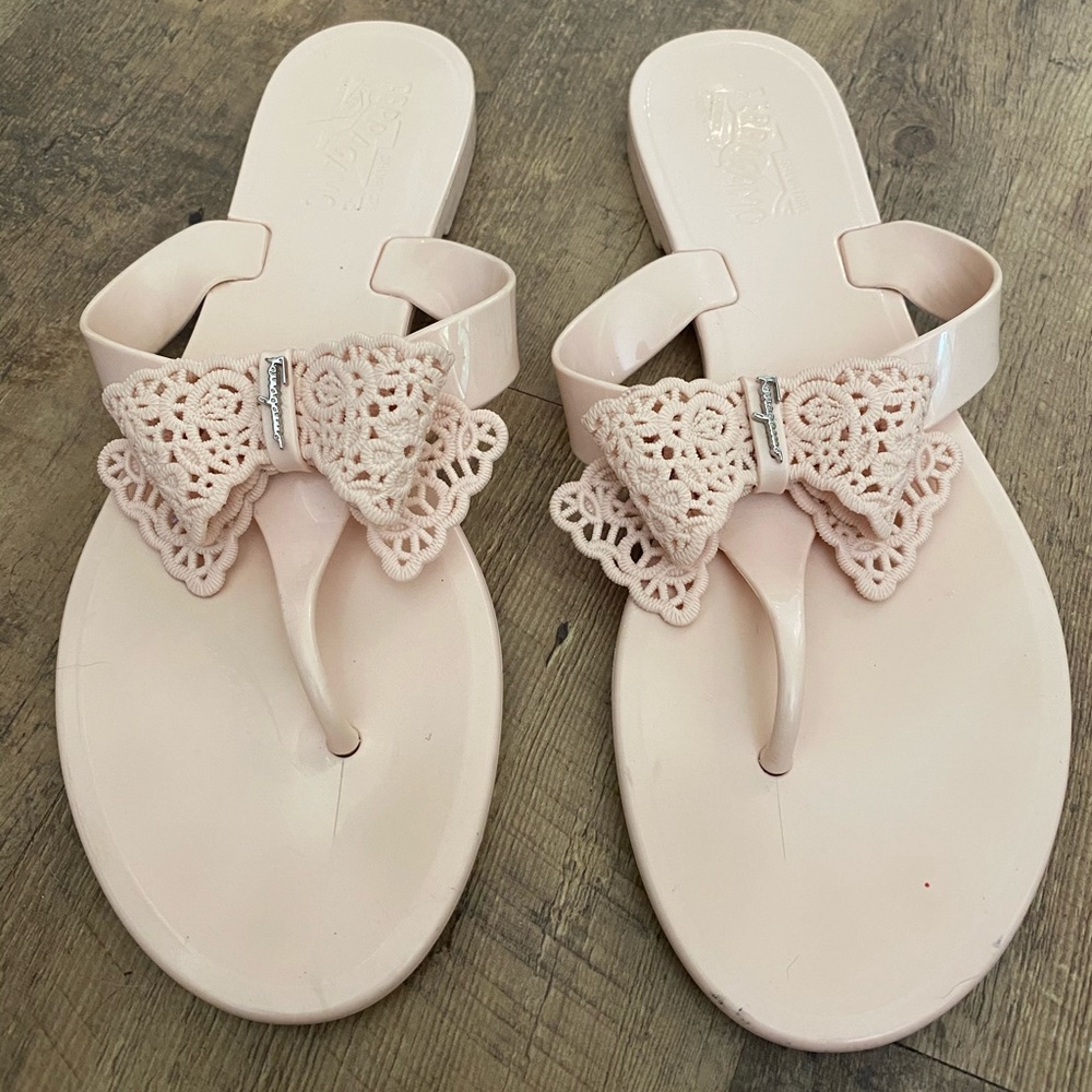 Light Pink Ferragamo Sandals